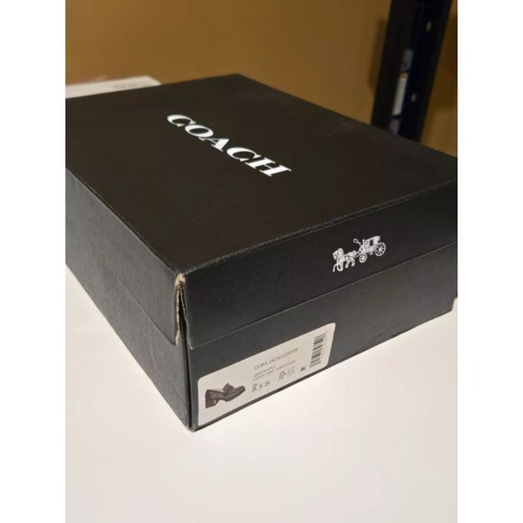 Womens Coach Cora Loafer Signature Logo Oak/Maple Jacquard 8.5 B (M) NEW NIB - Picture 3 of 8